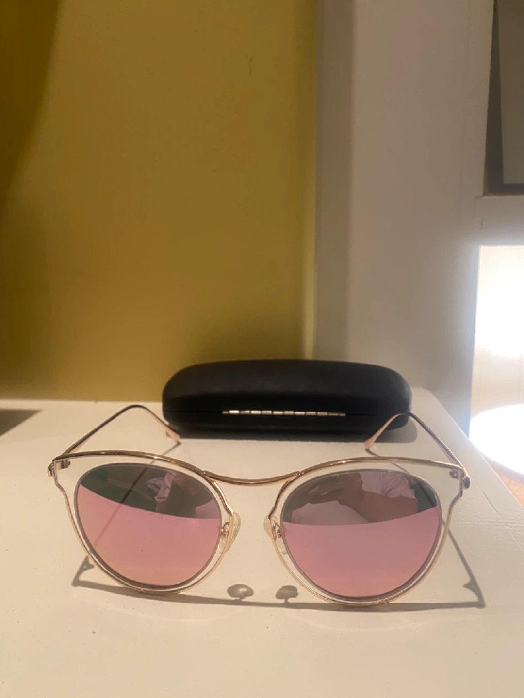 Bonlook Rose Gold Sunglasses with Case