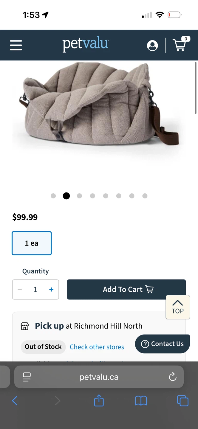 Bailey & Bella Pet Car Seat