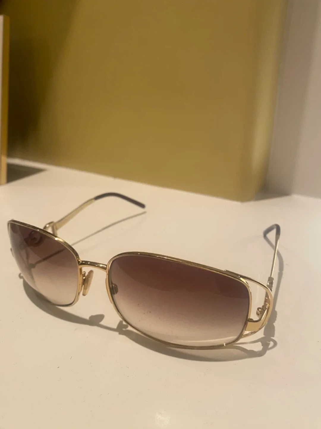 Dolce and Gabbana Gold Frame Sunglasses image indicator(3)