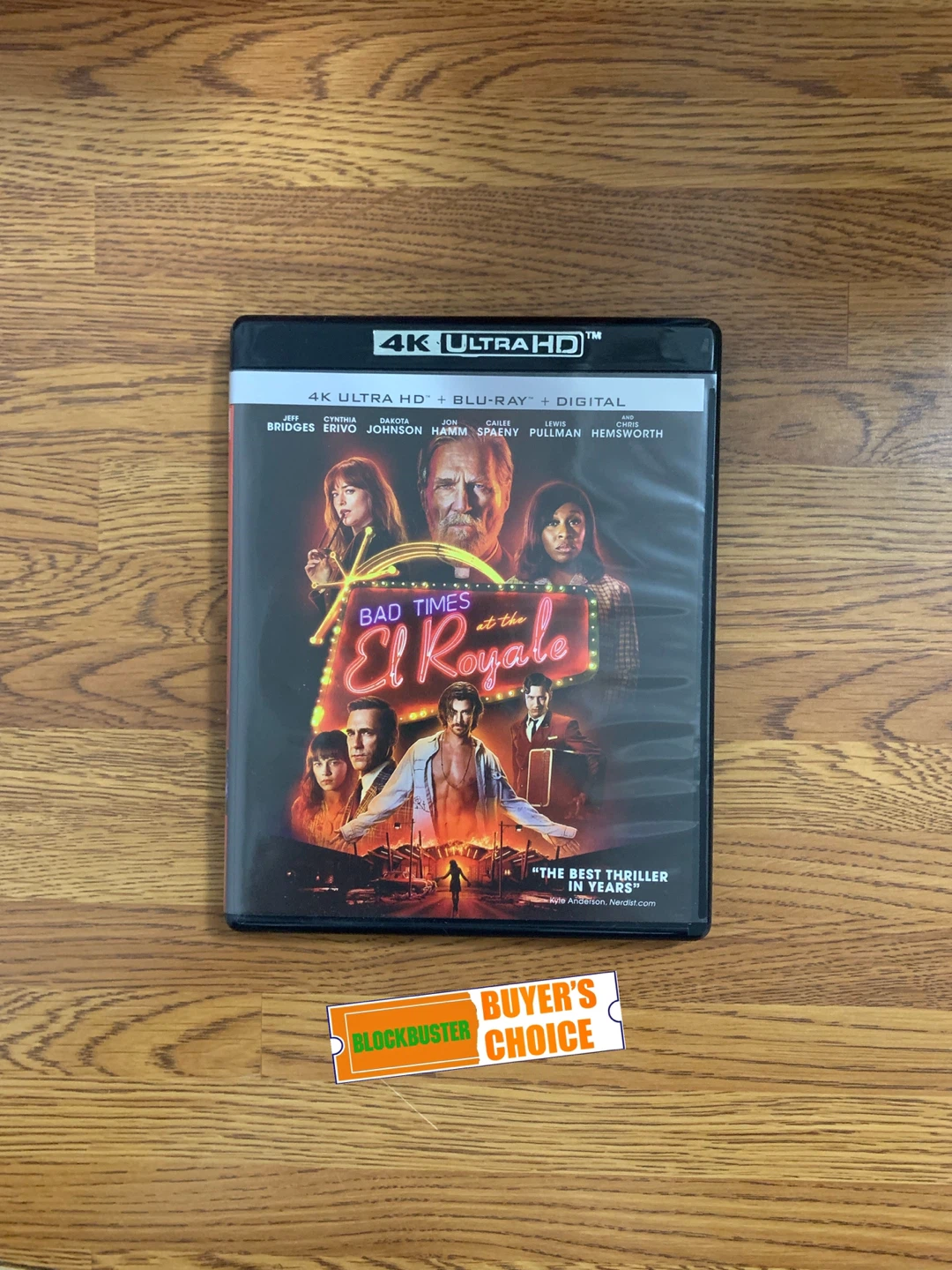 Bad Times at the El Royale 4K UHD Blu-ray Combo Pack
