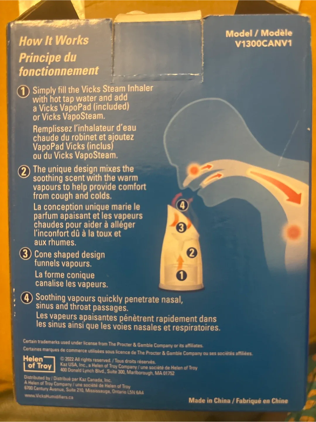 Vicks Sinus Steam Inhaler with VapoPads image indicator(3)