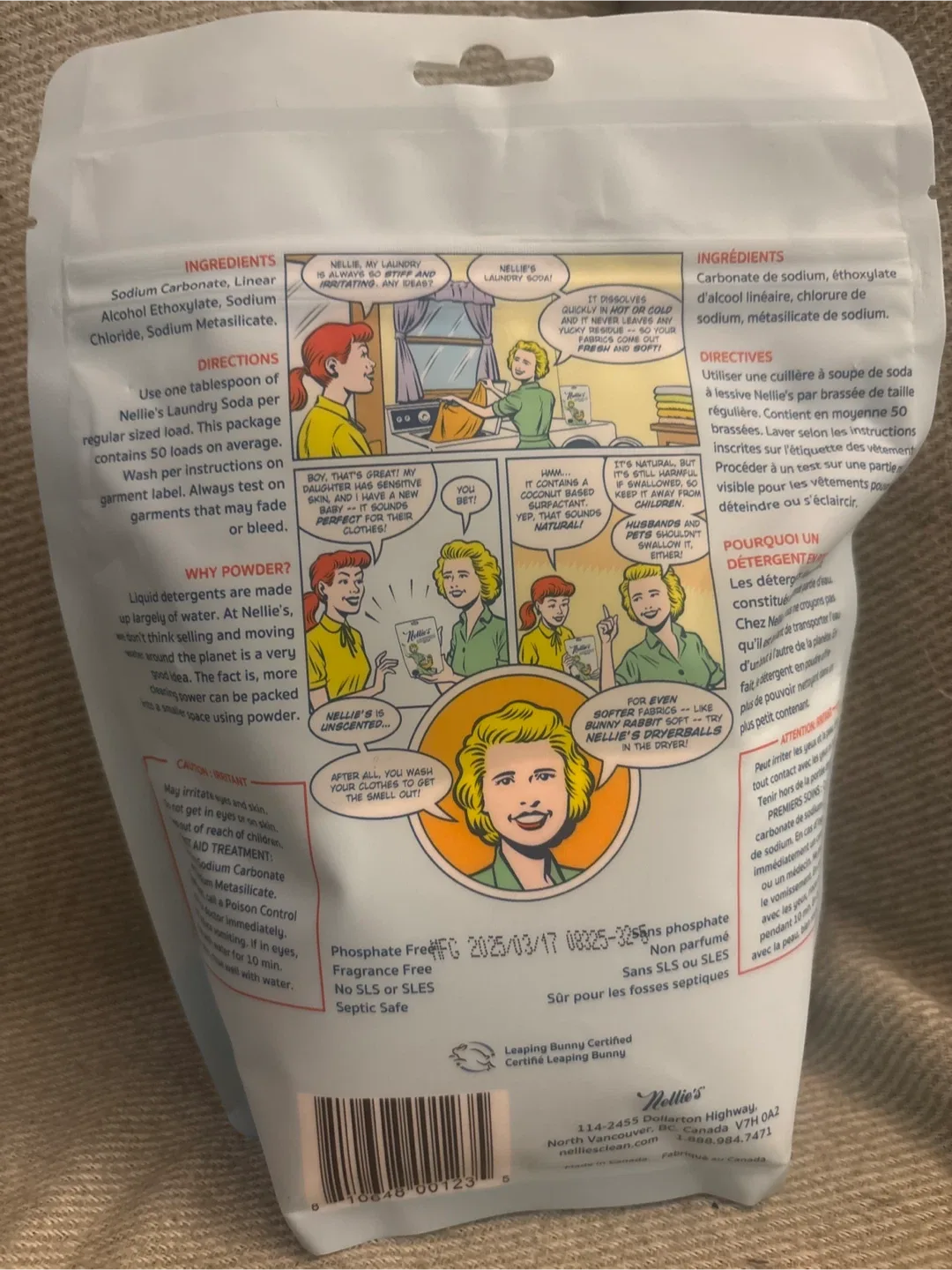 New) 🥕Nellie's Laundry Soda - 50 Loads image indicator(2)