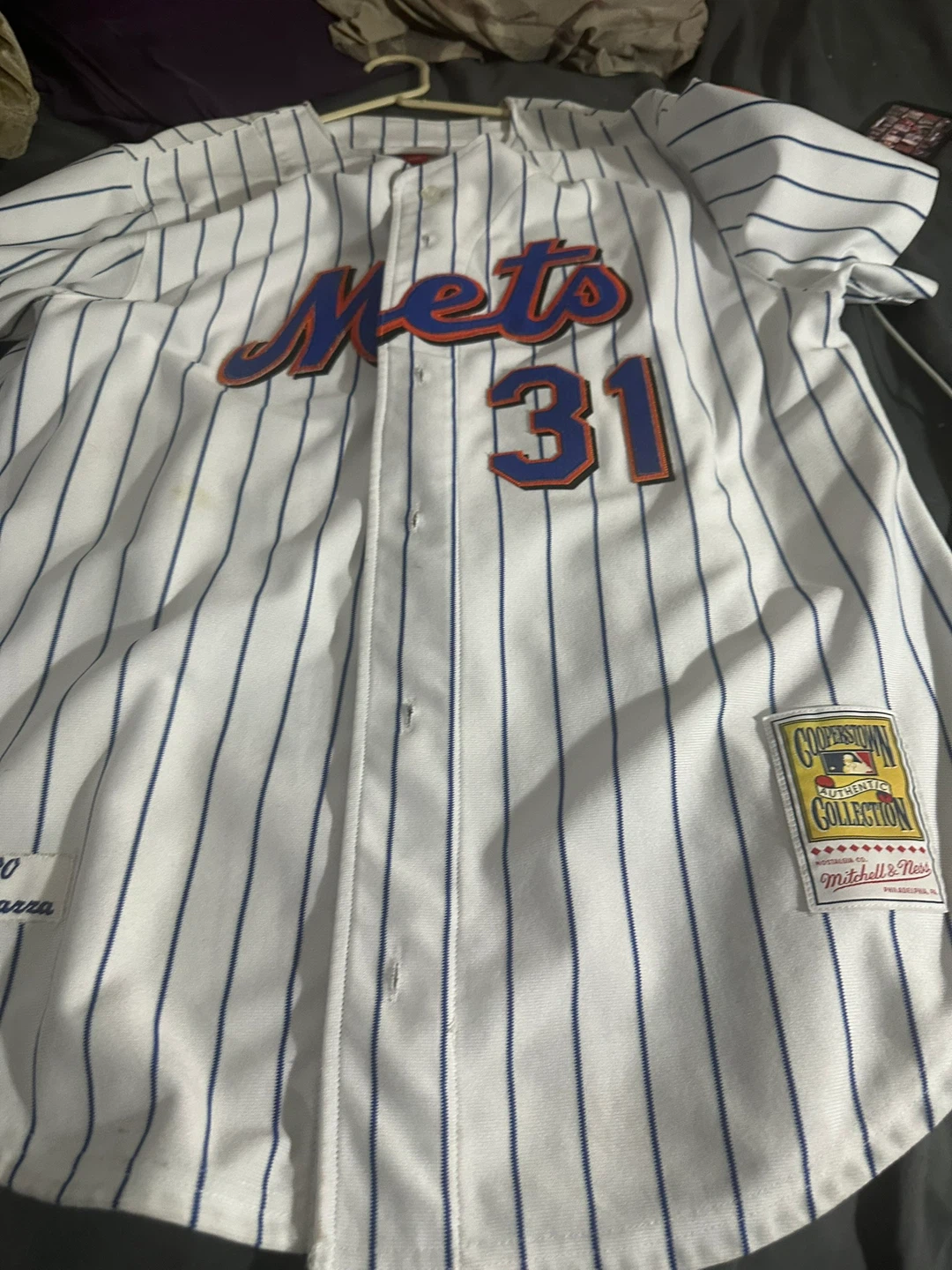 Mitchell & Ness Mets Mike Piazza Jersey