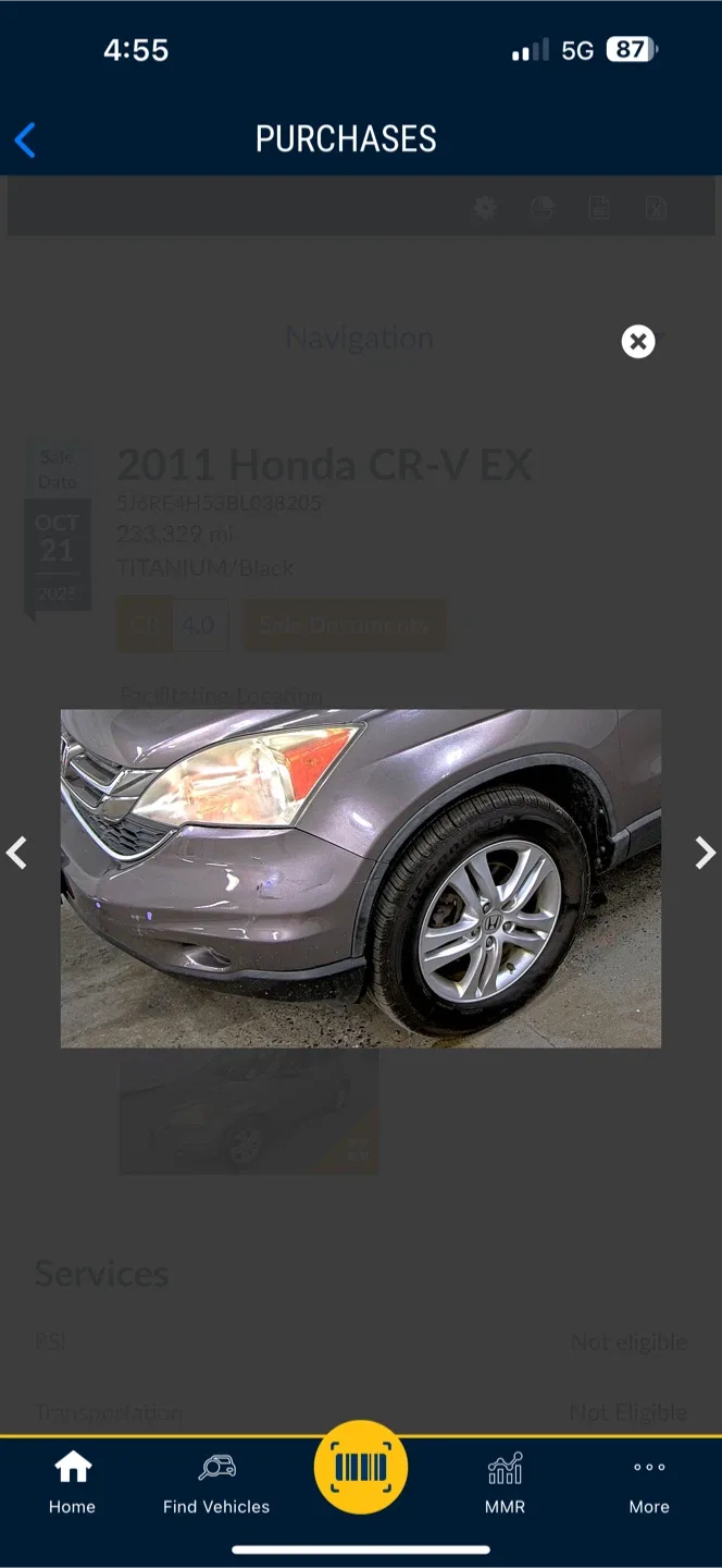 2011 Honda CR-V EX - Titanium/Black image indicator(6)