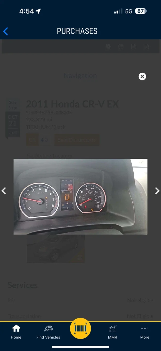2011 Honda CR-V EX - Titanium/Black image indicator(5)