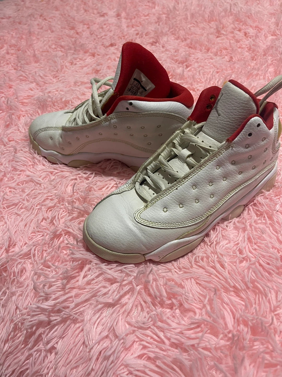 Jordan 13 White/Red Sneakers - photo 3