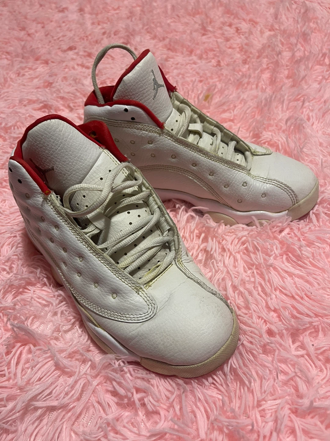 Jordan 13 White/Red Sneakers - photo 2