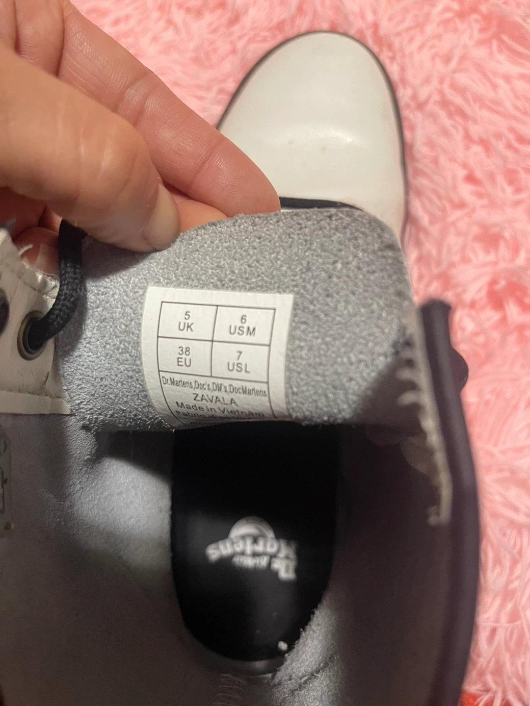 Dr. Martens Zavala White Boots - US Women's Size 7 - photo 5