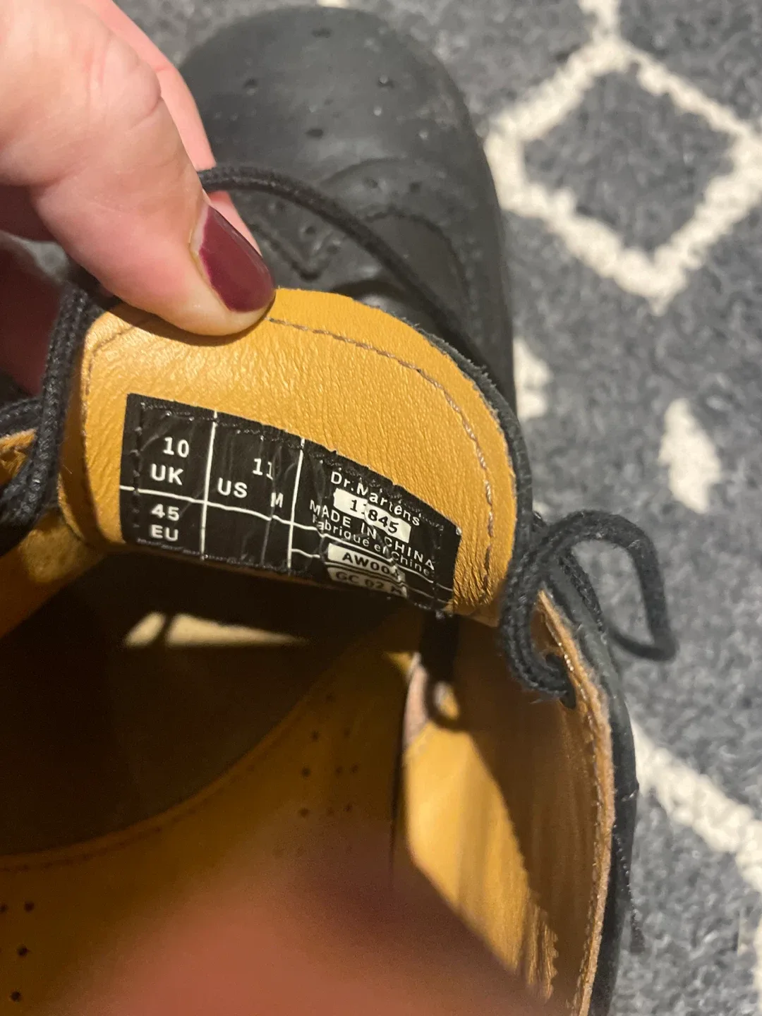 Dr. Martens L1845 Black Shoes - US Mens 11 image indicator(5)