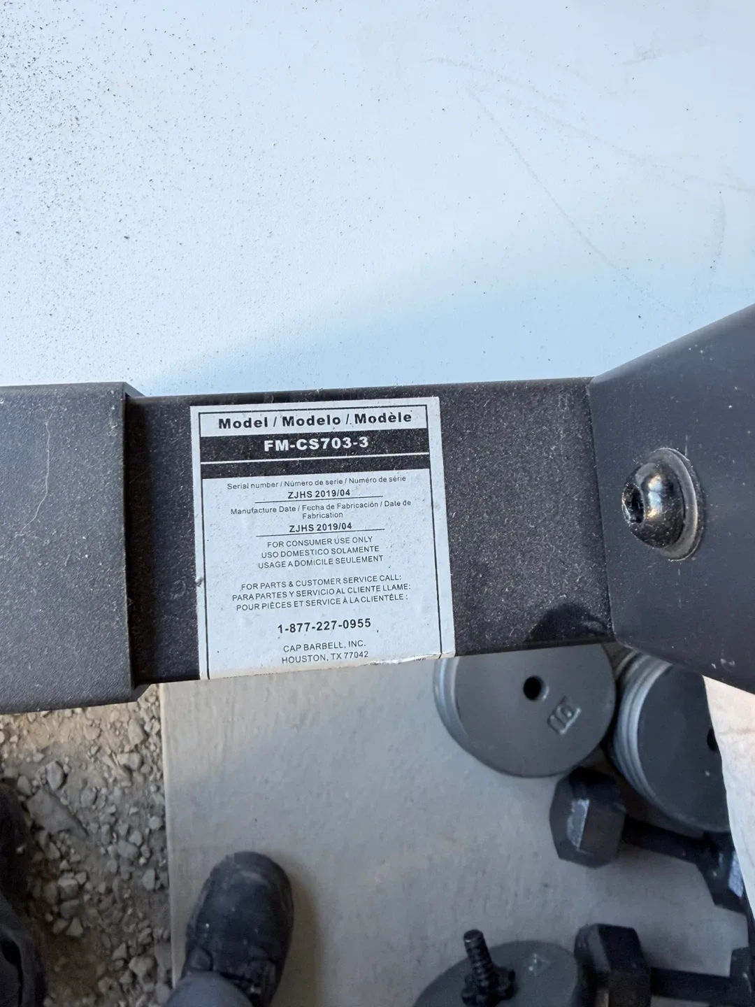 CAP Strength Weight Bench - FM-CS703-3 image indicator(3)