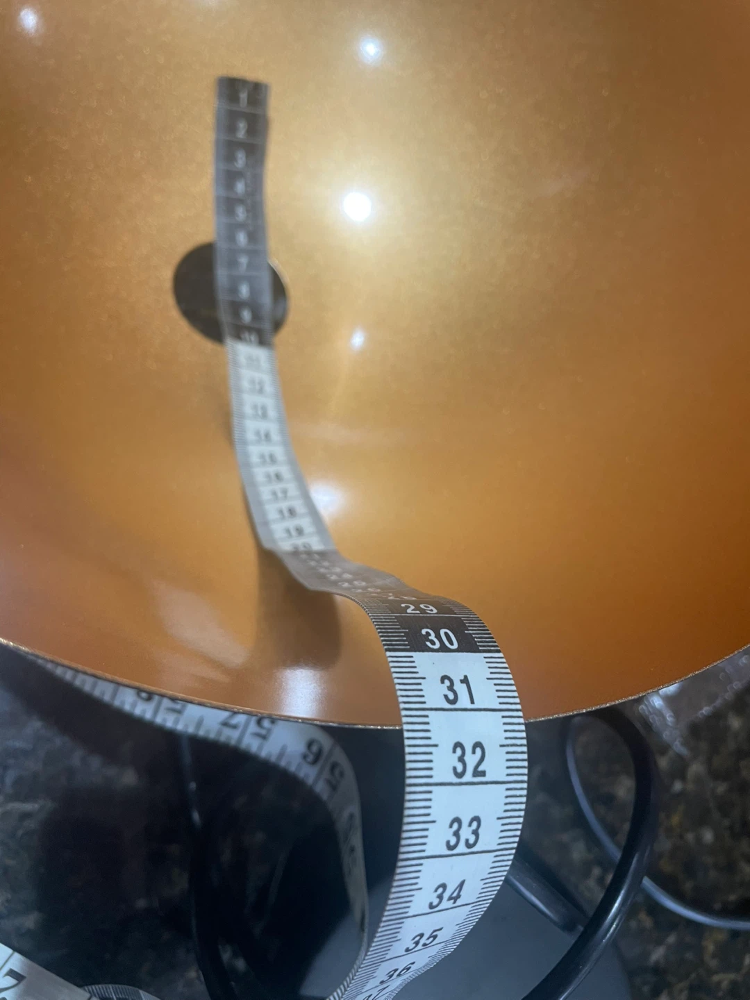 Black & Gold Pendant Light - 32" Diameter - photo 3