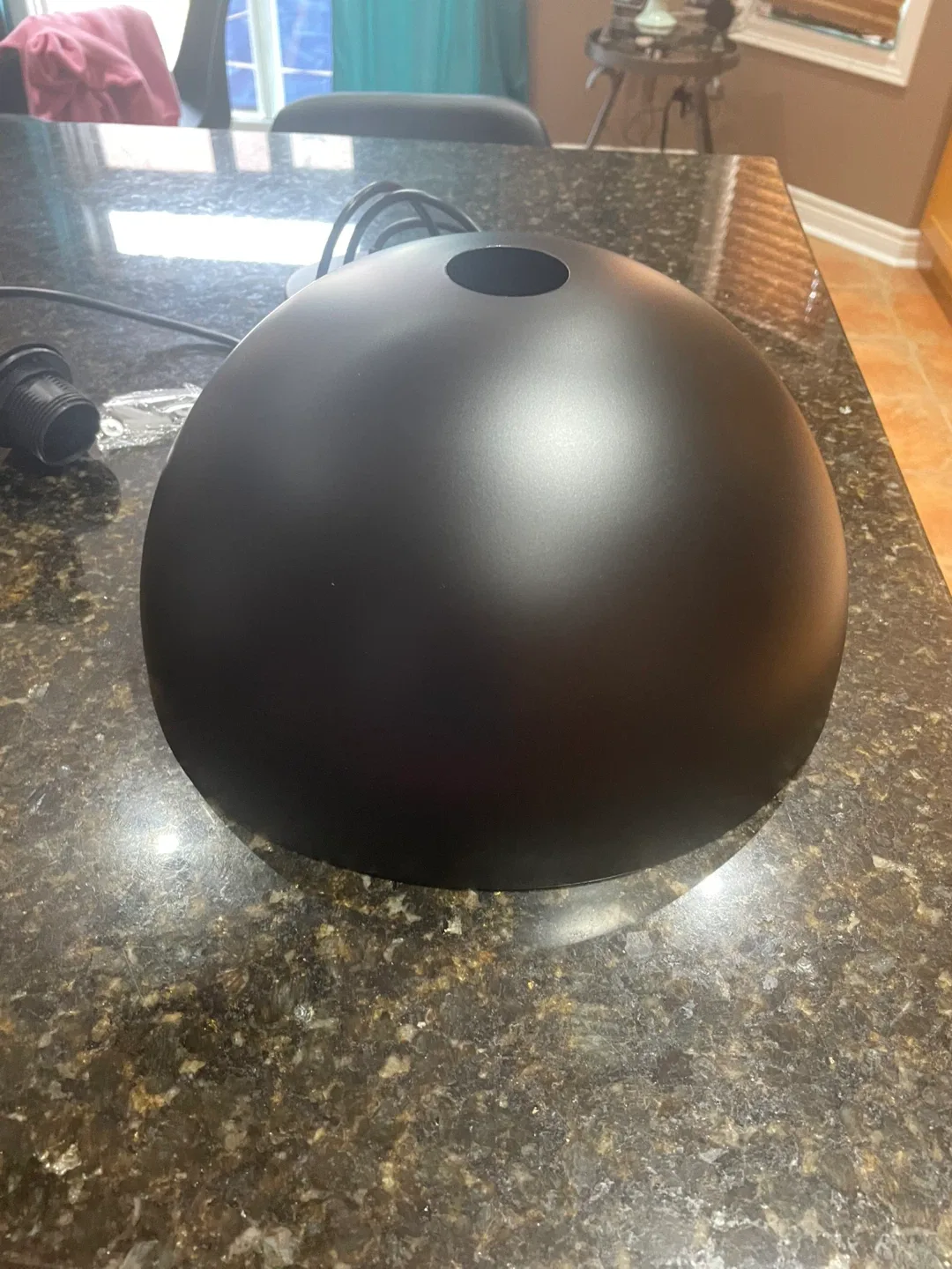 Black & Gold Pendant Light - 32" Diameter image indicator(6)