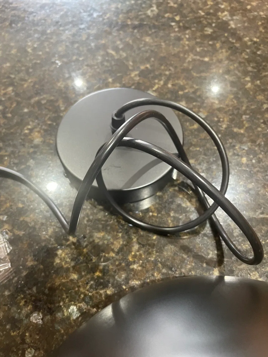 Black & Gold Pendant Light - 32" Diameter image indicator(4)