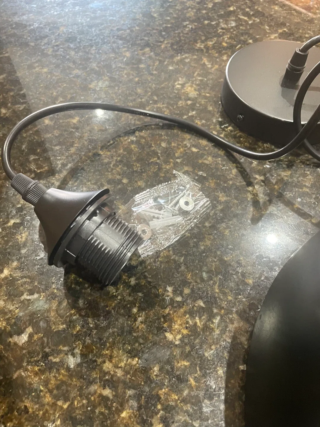 Black & Gold Pendant Light - 32" Diameter image indicator(5)