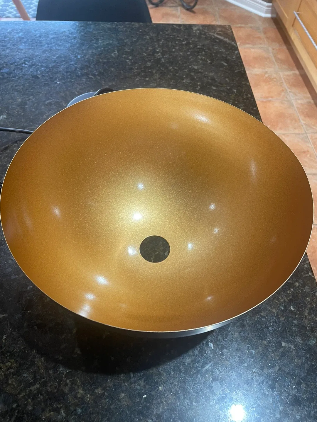 Black & Gold Pendant Light - 32" Diameter image indicator(7)