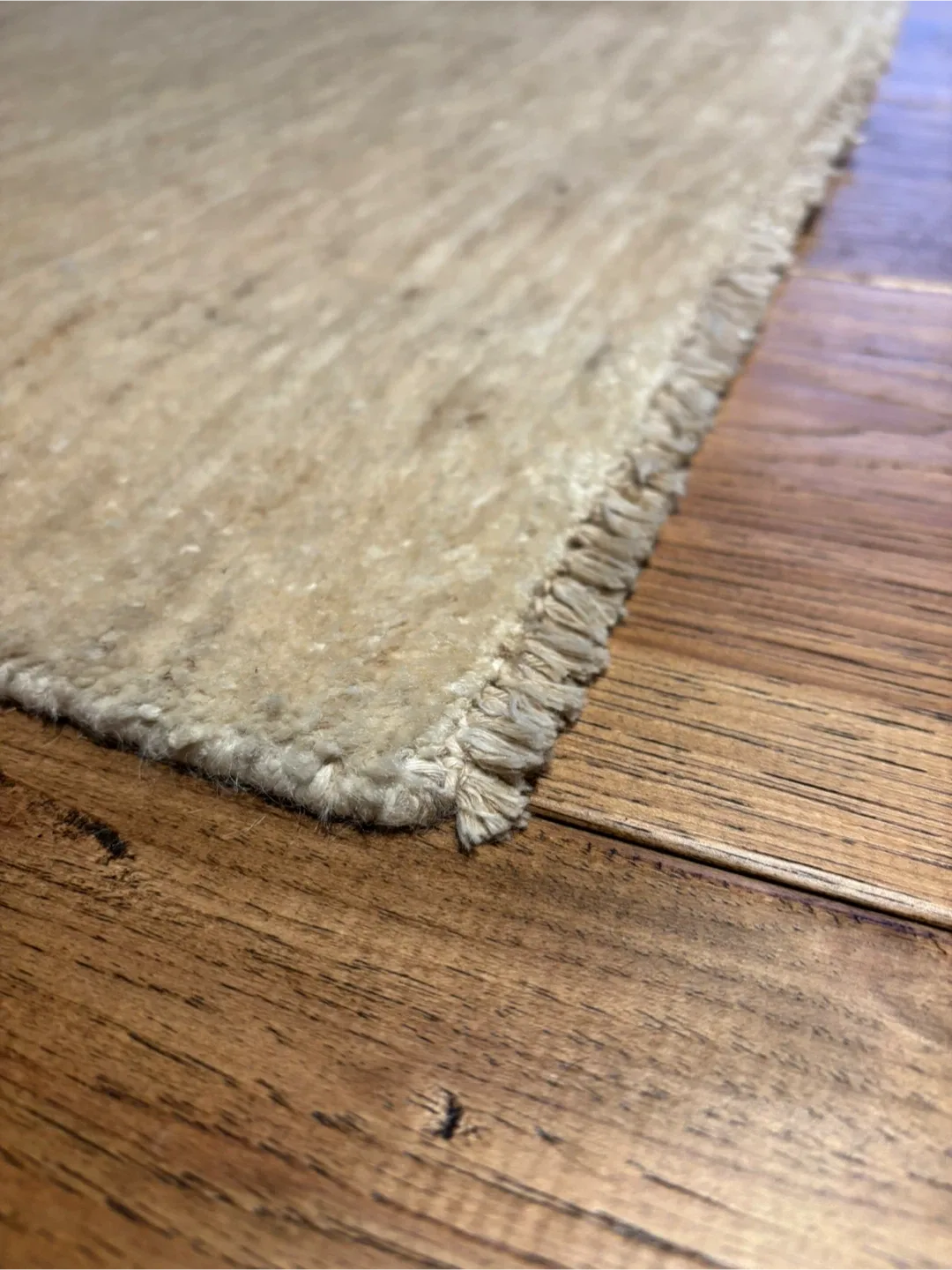 Imperial Difference Chobi Plain Ivory Rug 9'x11' Handmade image indicator(10)