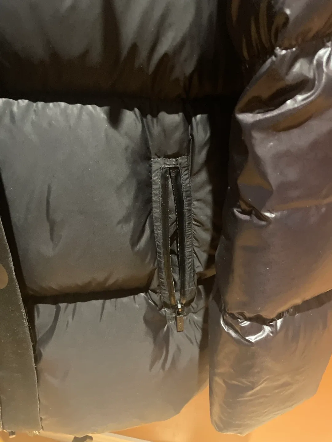 Michael Kors Black Puffer Jacket - Size L image indicator(5)