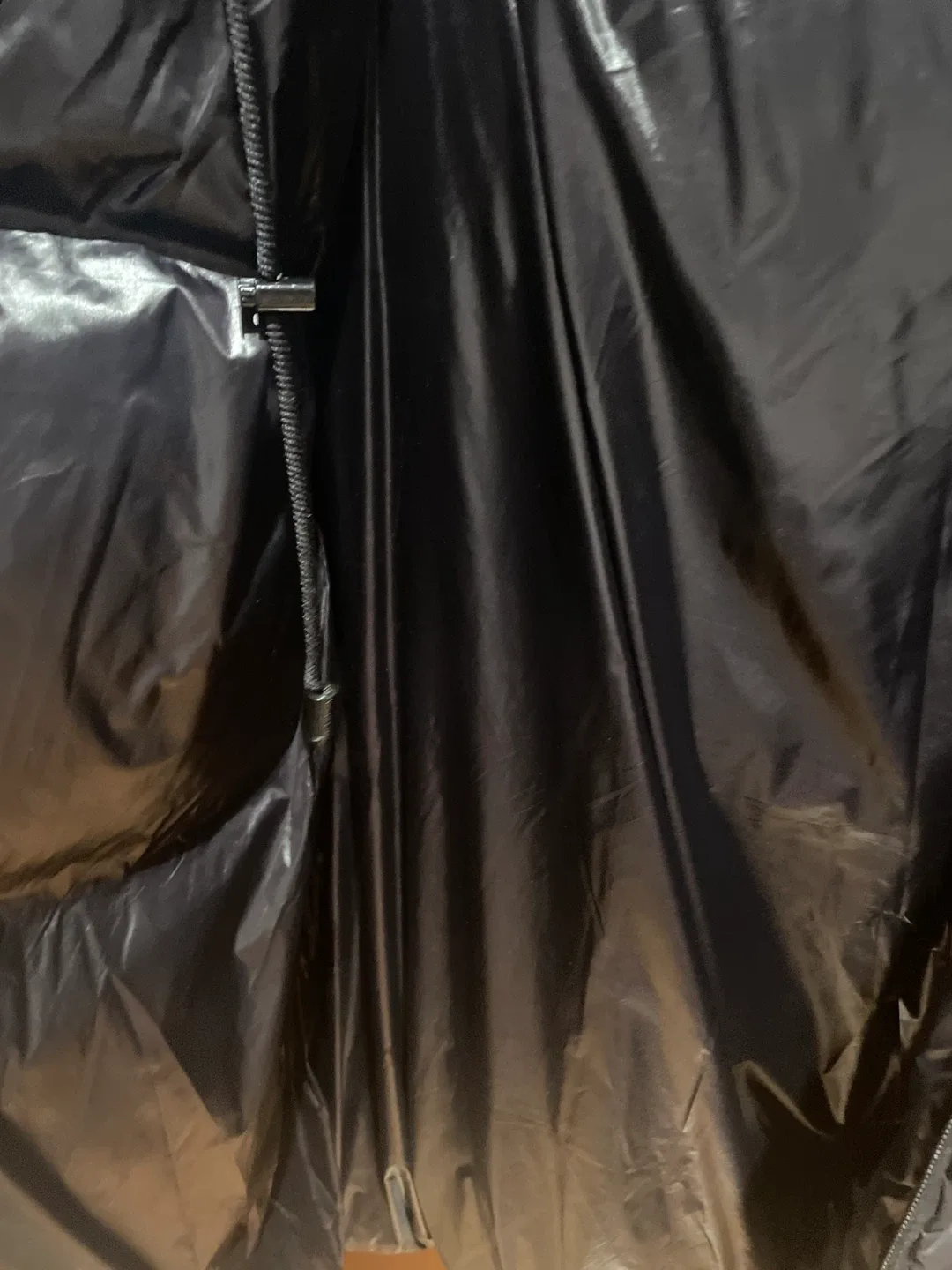 Michael Kors Black Puffer Jacket - Size L image indicator(9)