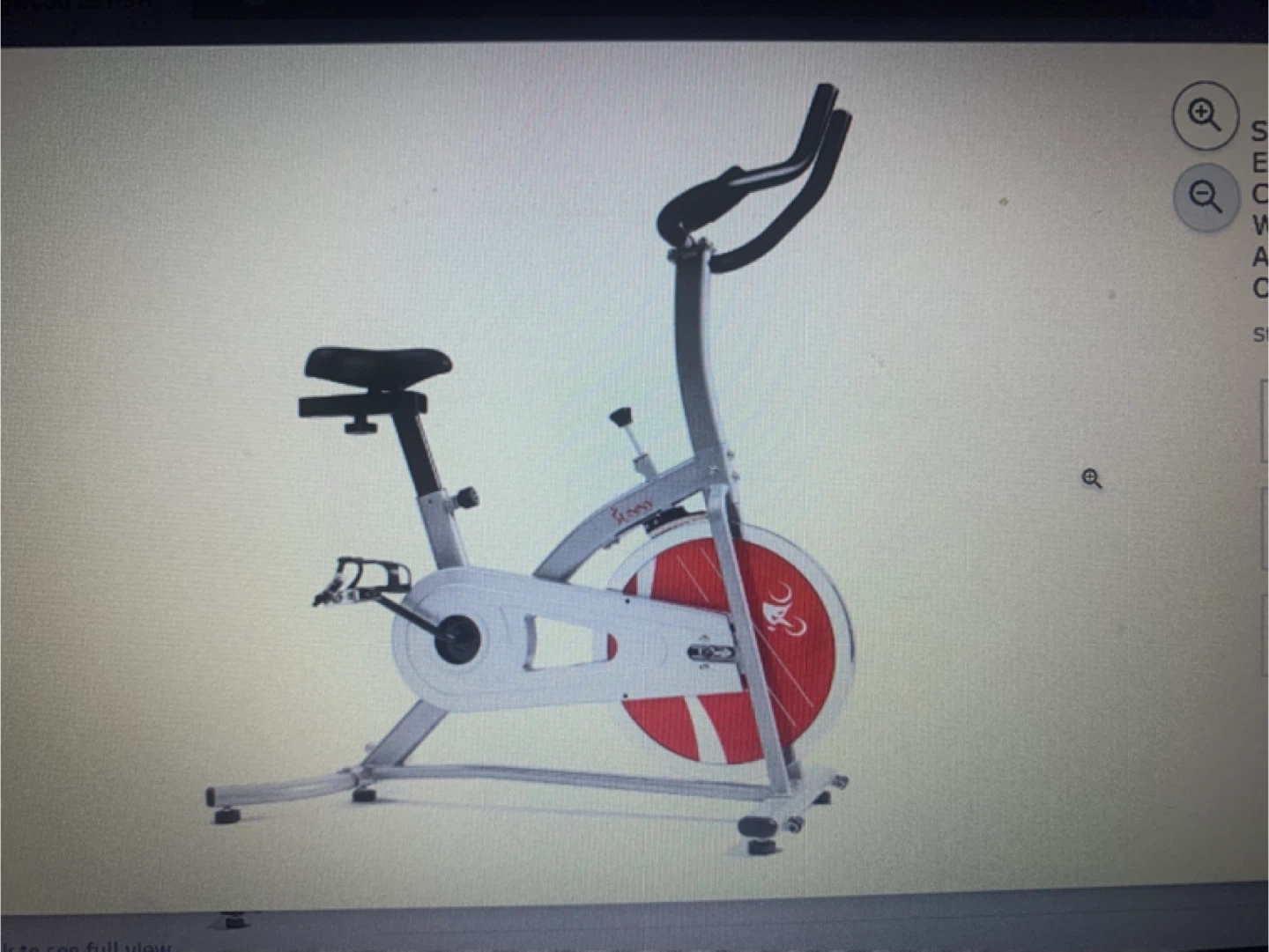 Sunny Health & Fitness Indoor Cycling Bike