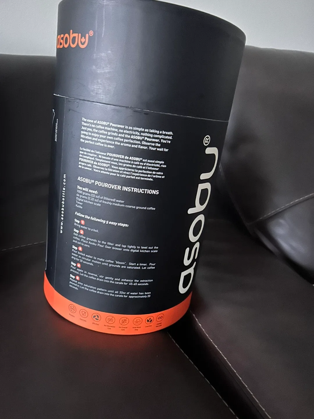 Asobu Pour Over Coffee Maker - 32oz image indicator(3)