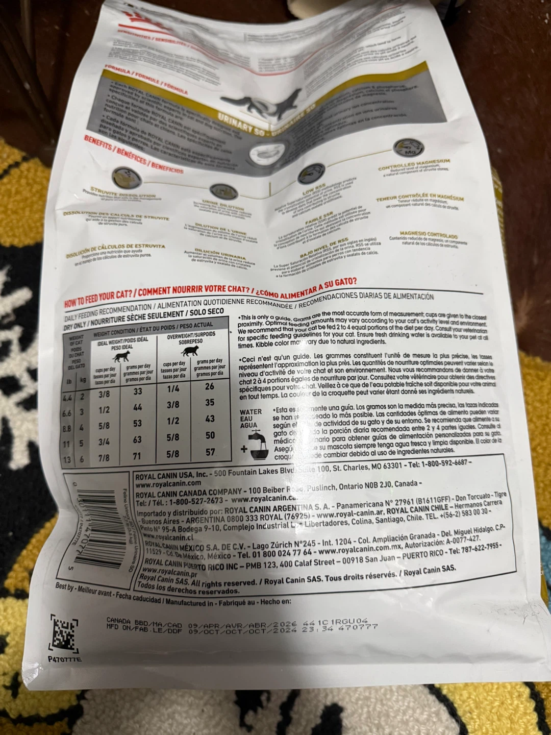 Royal Canin Urinary SO Cat Food - 3.5 kg - photo 2