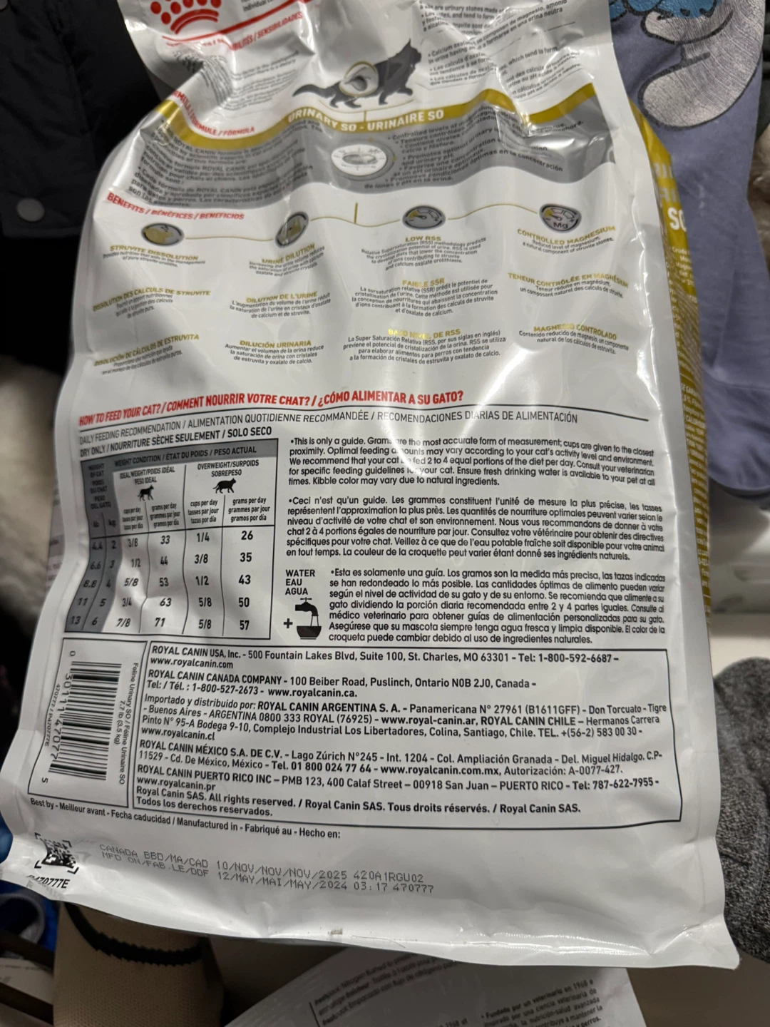 Royal Canin Urinary SO Cat Food - 3.5 kg - photo 3
