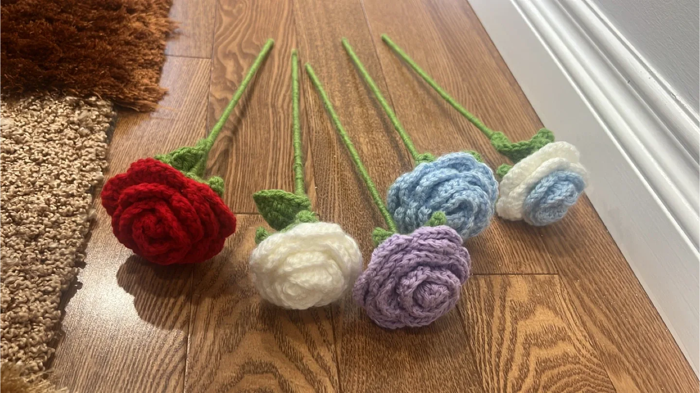 Crochet Flower Bouquet - Handmade image indicator(6)