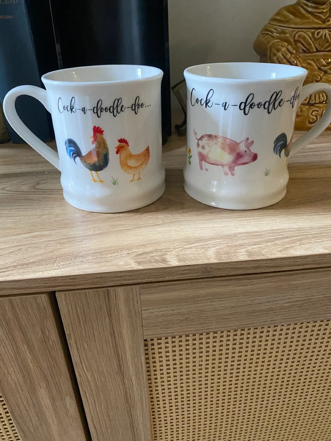 Farm Animal Mugs - Cock-a-doodle-doo thumbnail