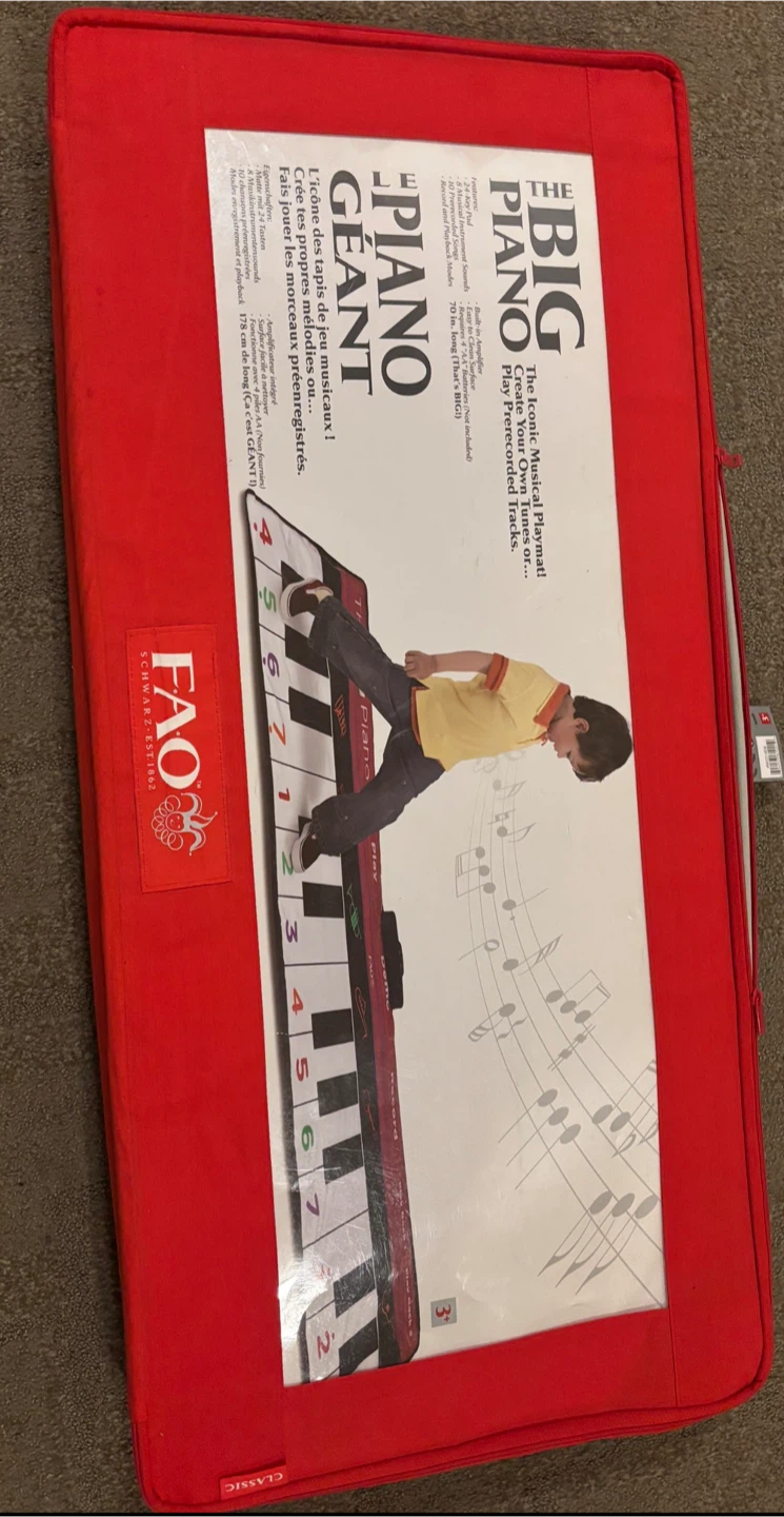 FAO Schwartz The Big Piano 70” Long Musical Playmat