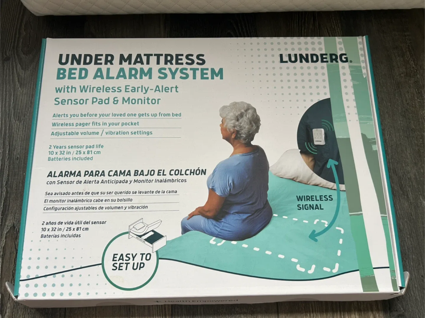 Lunderg Under Mattress Bed Alarm System image indicator(2)
