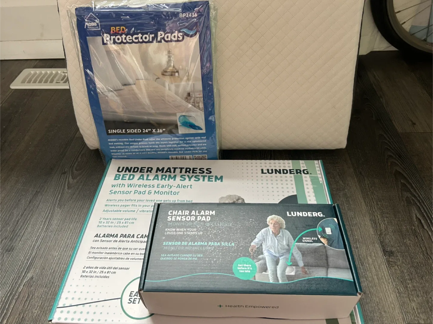 Lunderg Under Mattress Bed Alarm System image indicator(6)