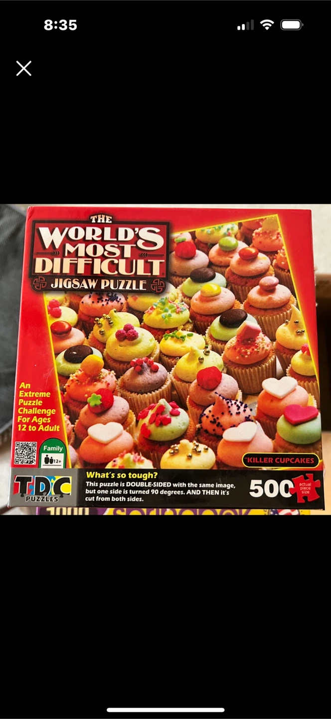 ✨✨The World's Most Difficult Jigsaw Puzzle: Killer Cupcakes