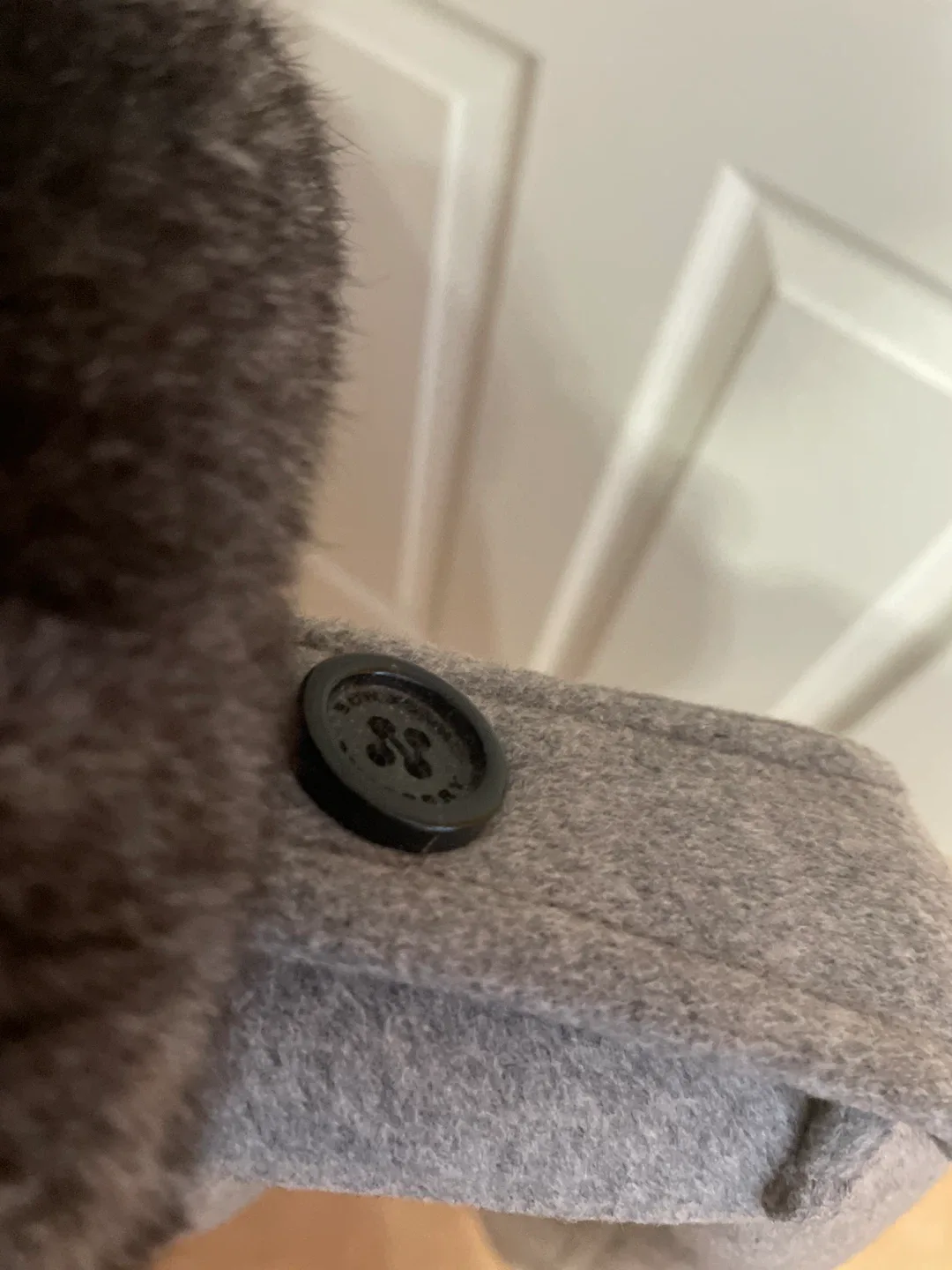 Burberry London England Wool Coat - Size L image indicator(7)