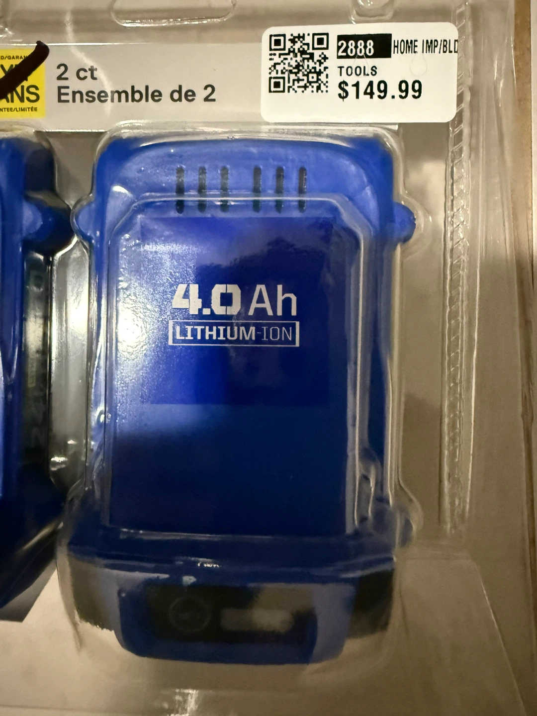 KOBALT 24V 4.0Ah Lithium-Ion Batteries - 2 Pack - photo 2