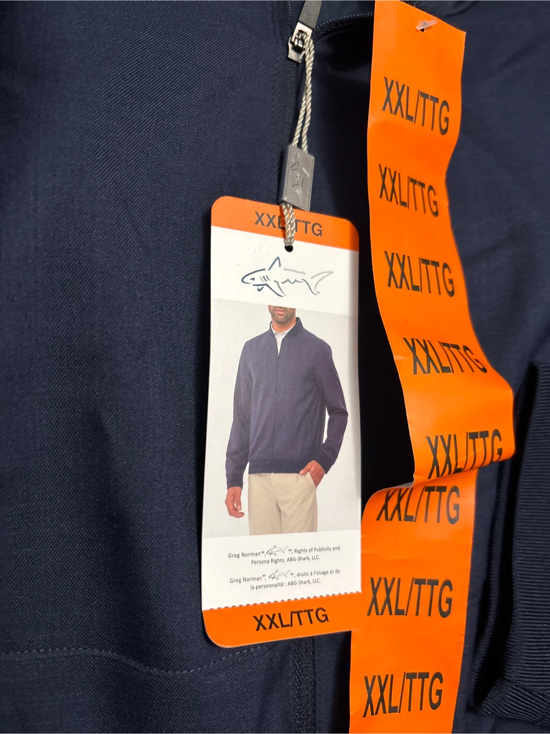 Greg Norman XXL Navy Blue Jacket - New with Tags! - photo 2