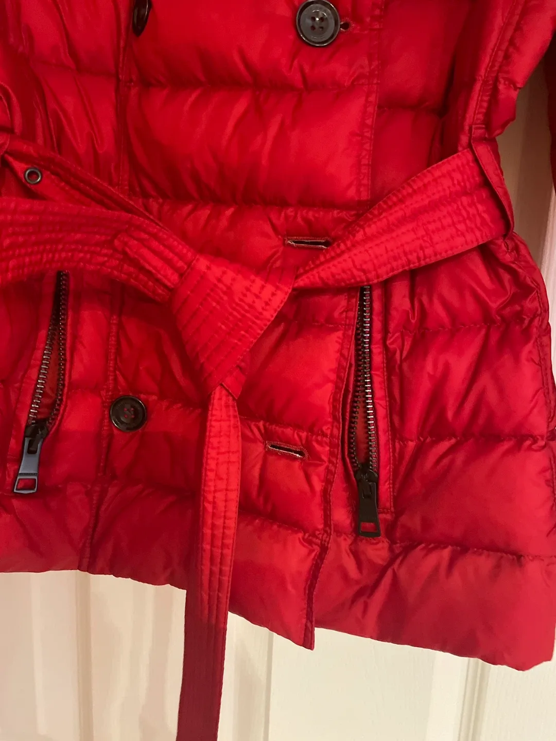 Burberry Red Puffer Jacket image indicator(2)