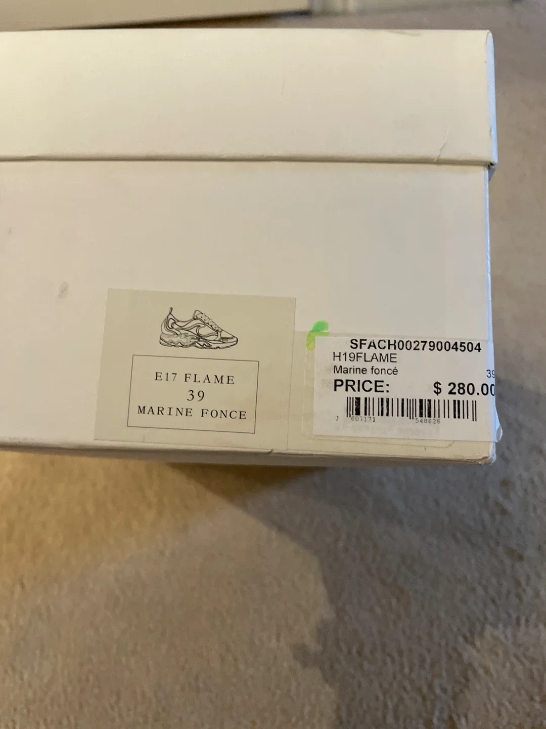 Sandro Flame Sneakers Marine Fonce Size 39 image indicator(2)