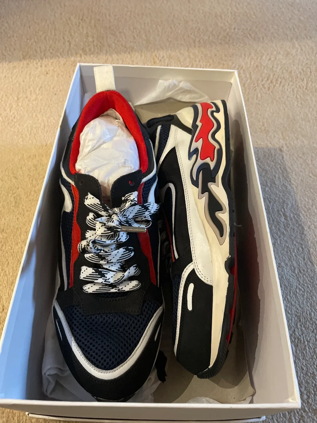 Sandro Flame Sneakers Marine Fonce Size 39 image indicator(6)