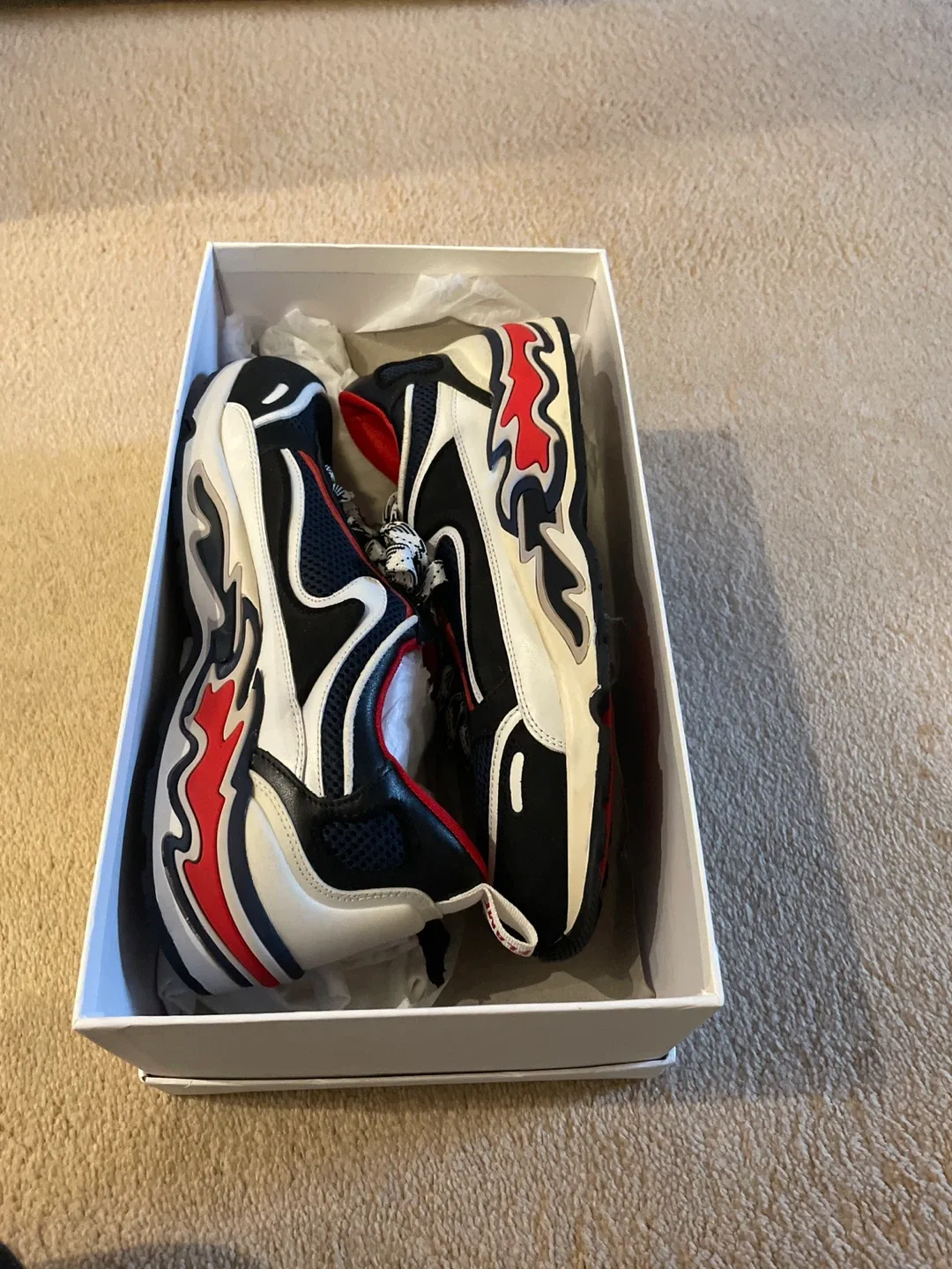 Sandro Flame Sneakers Marine Fonce Size 39 image indicator(3)