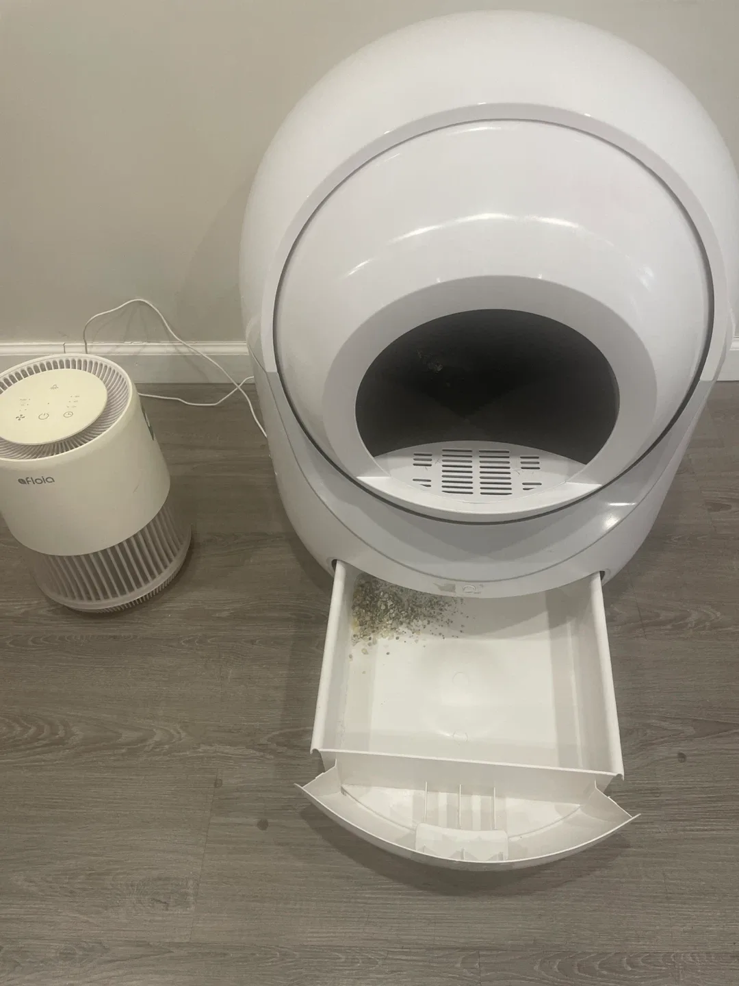 Arenal para gato con purificador de aire para mascotas image indicator(4)