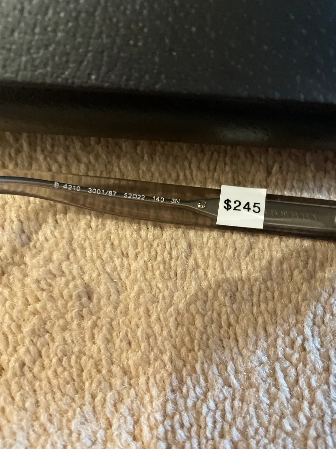 Burberry Black Sunglasses with Case image indicator(7)