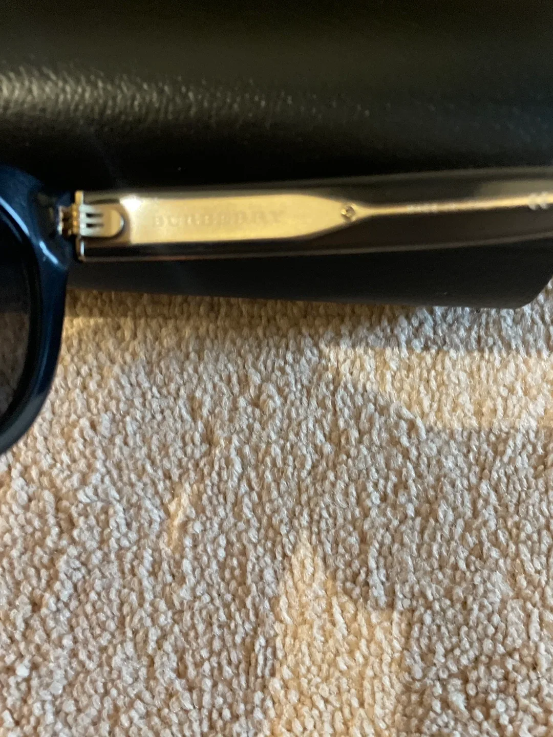 Burberry Black Sunglasses with Case image indicator(8)