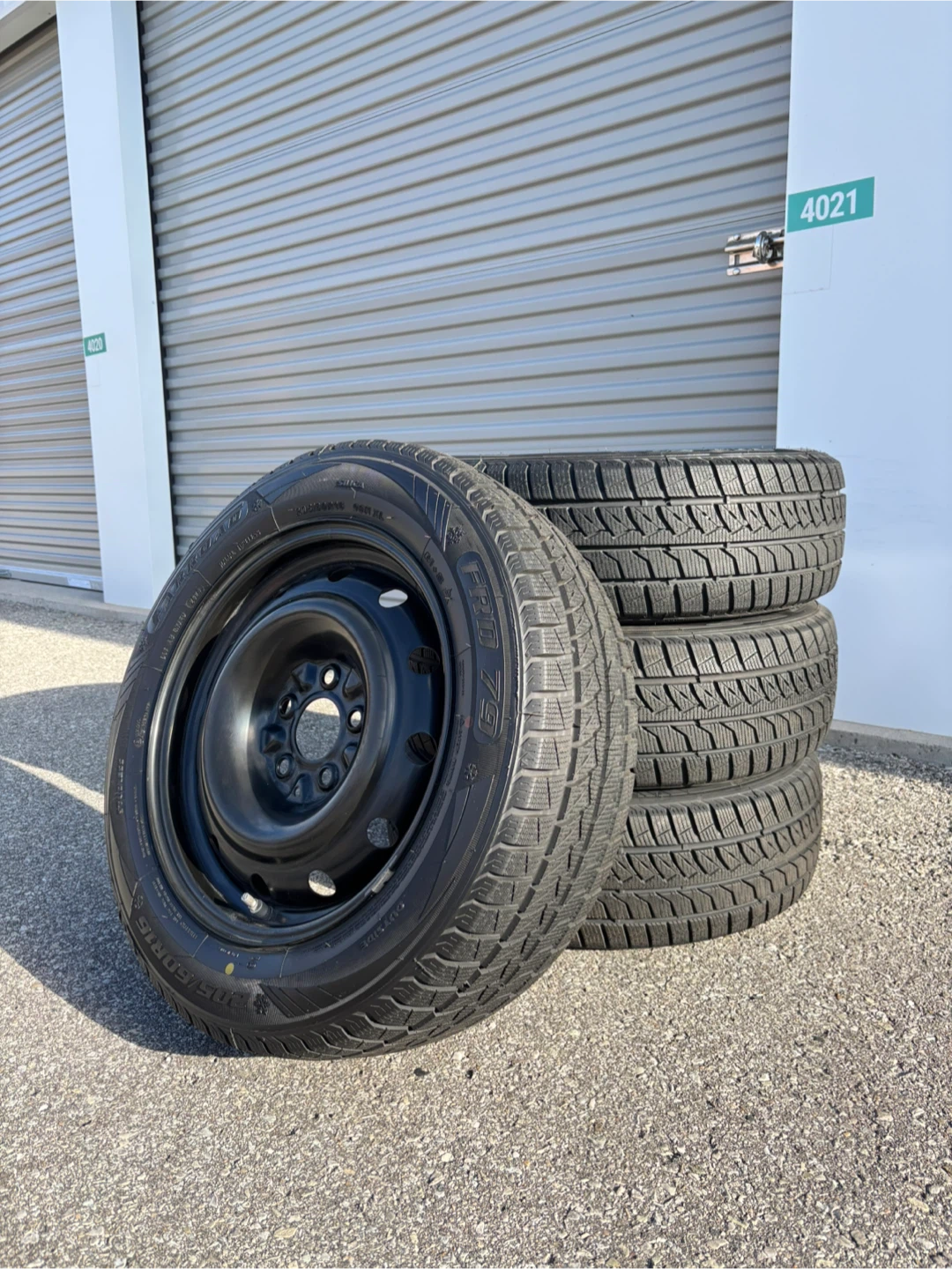 5x114.3 winter tire and rim package - 16 inch
