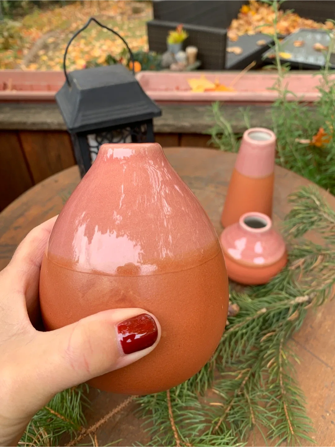 Ashland Mini Pottery Vases - Set of 3 Lot 🥕 image indicator(10)