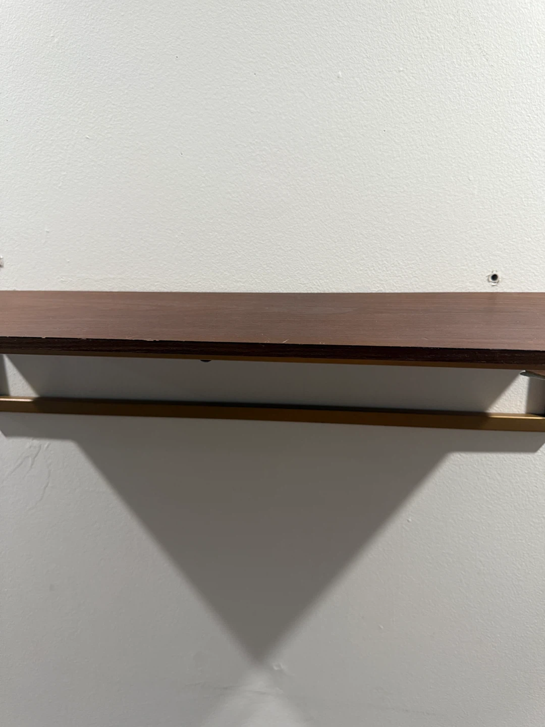 Brown & Gold Wall Shelf🥕