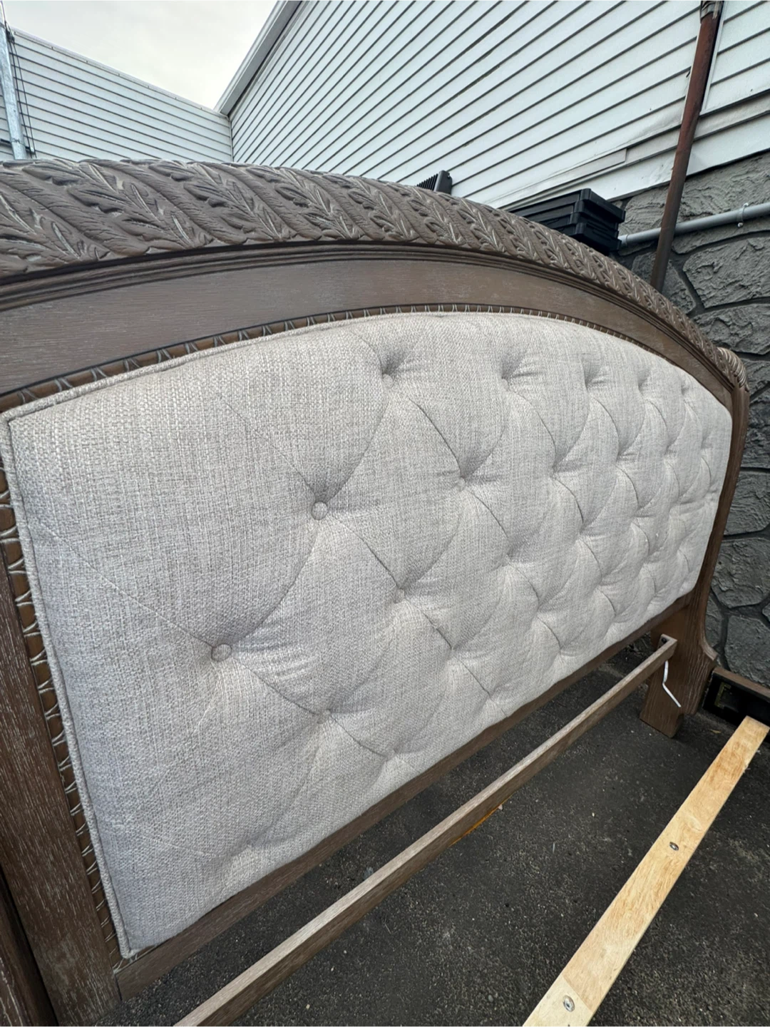 Upholstered King Bed Frame - photo 4