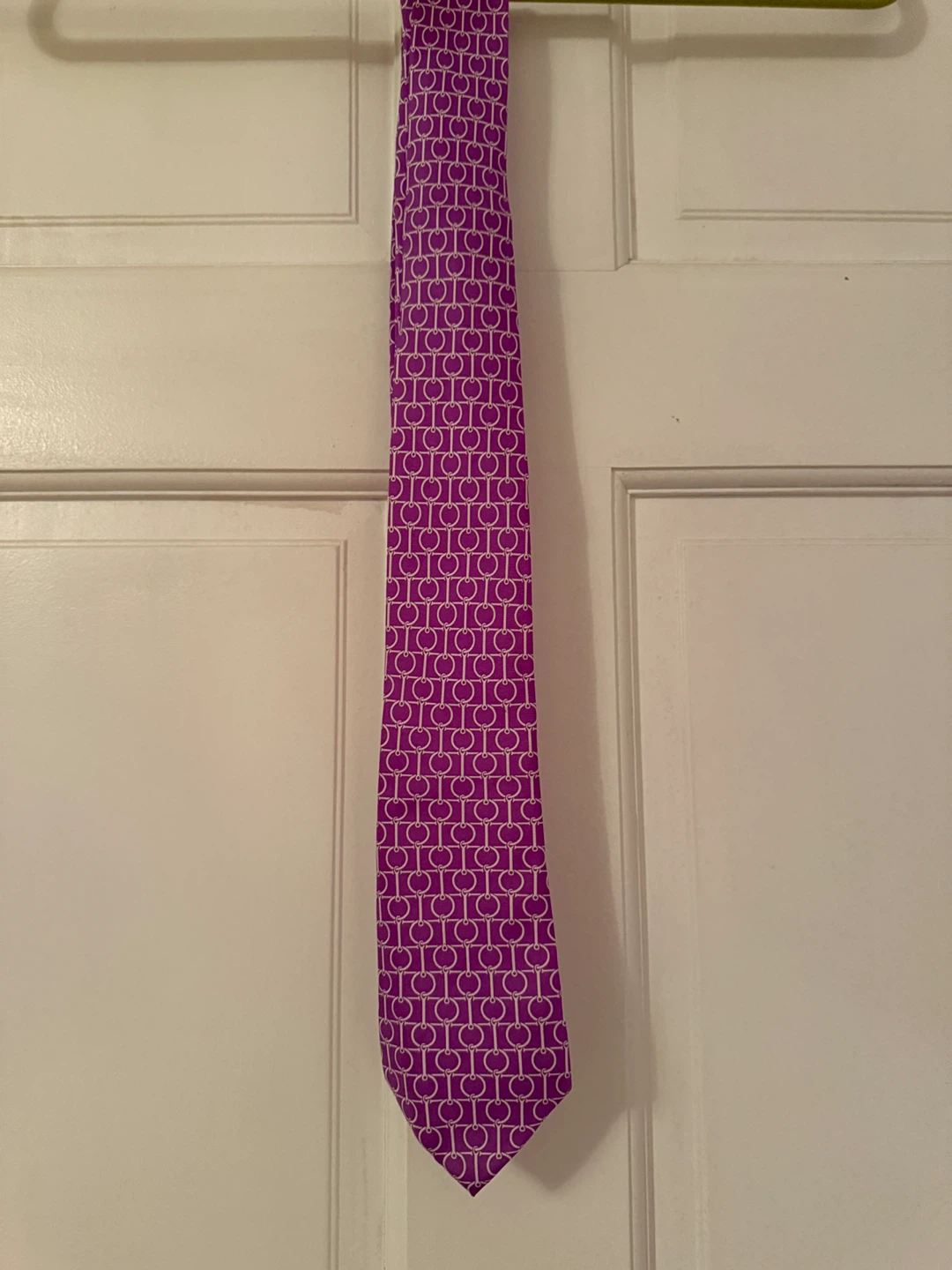 TM Lewin Purple Silk Tie