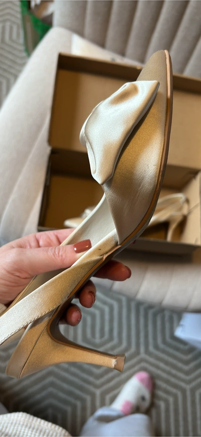 Seychelles Champagne Heels, Size 7 - photo 5