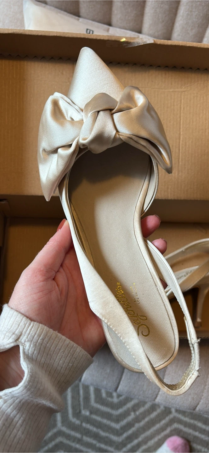 Seychelles Champagne Heels, Size 7 - photo 4