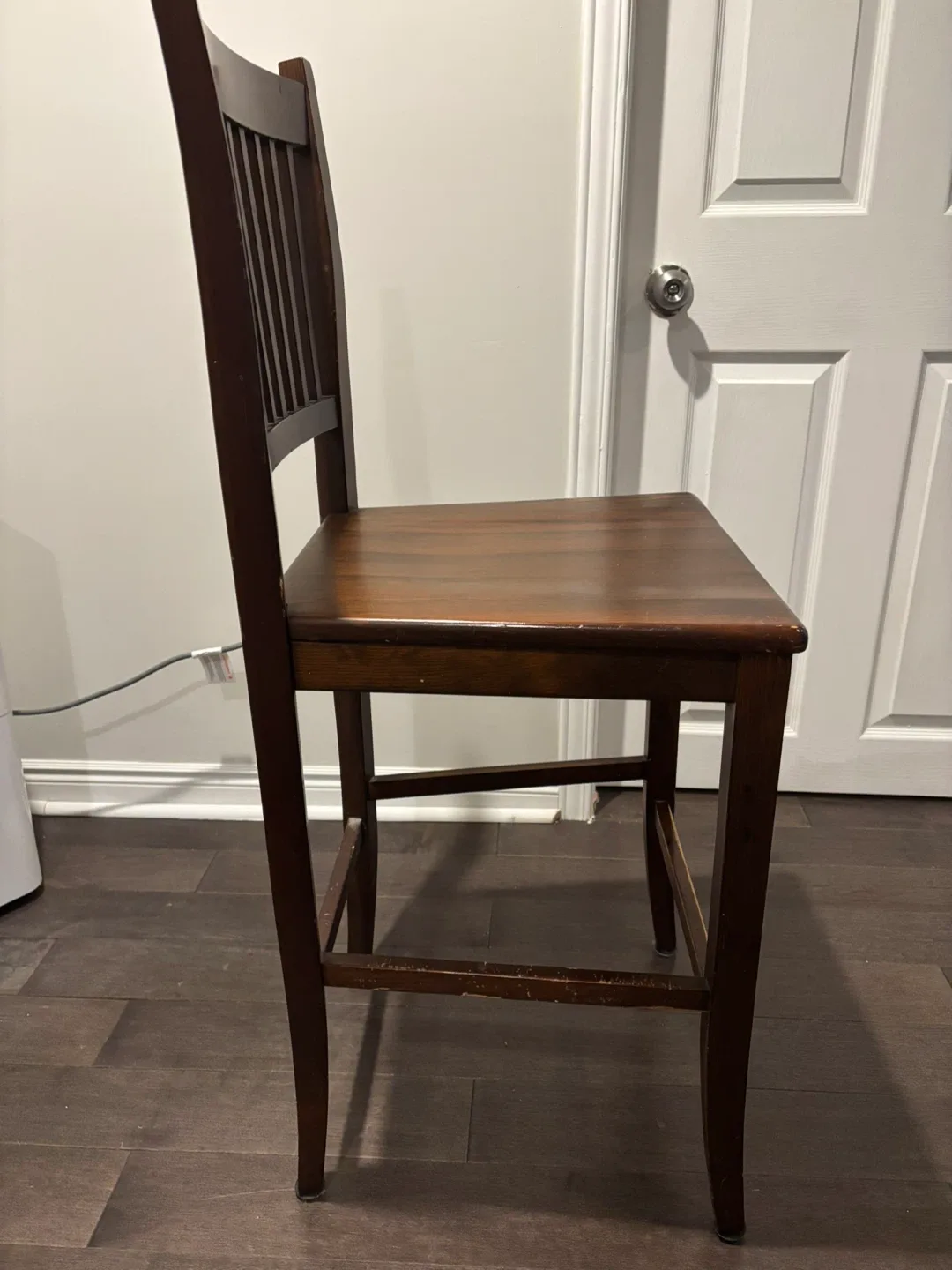 2 solid wood bar chairs image indicator(5)